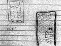 cell phone and door